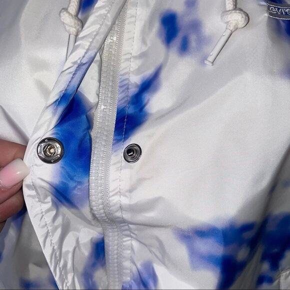 Levi's jacket Trendy Active Rain Slicker Jacket SZ Sm tie dyed windbreaker - Picture 3 of 16